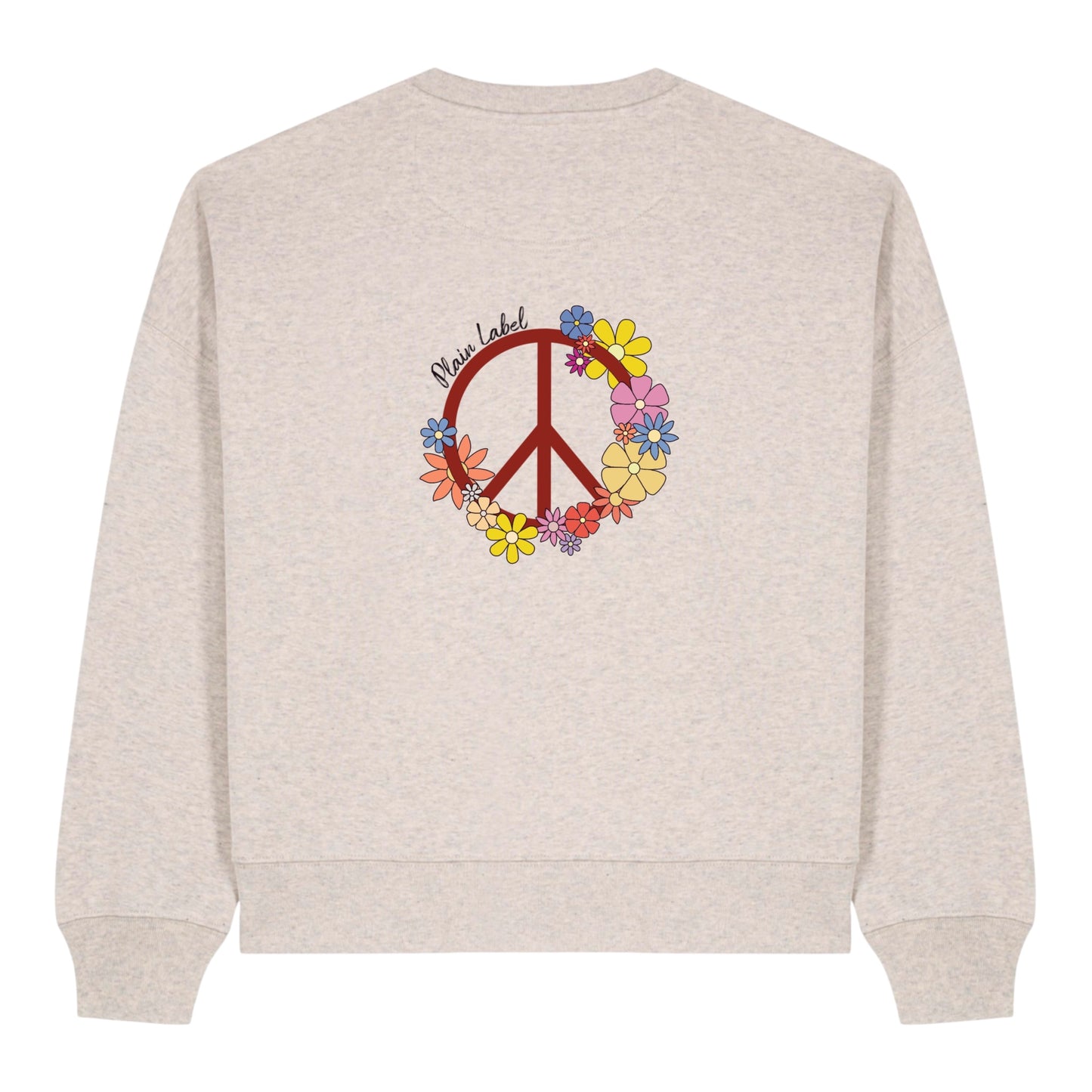 THE “PEACE” CROP SWEATSHIRT