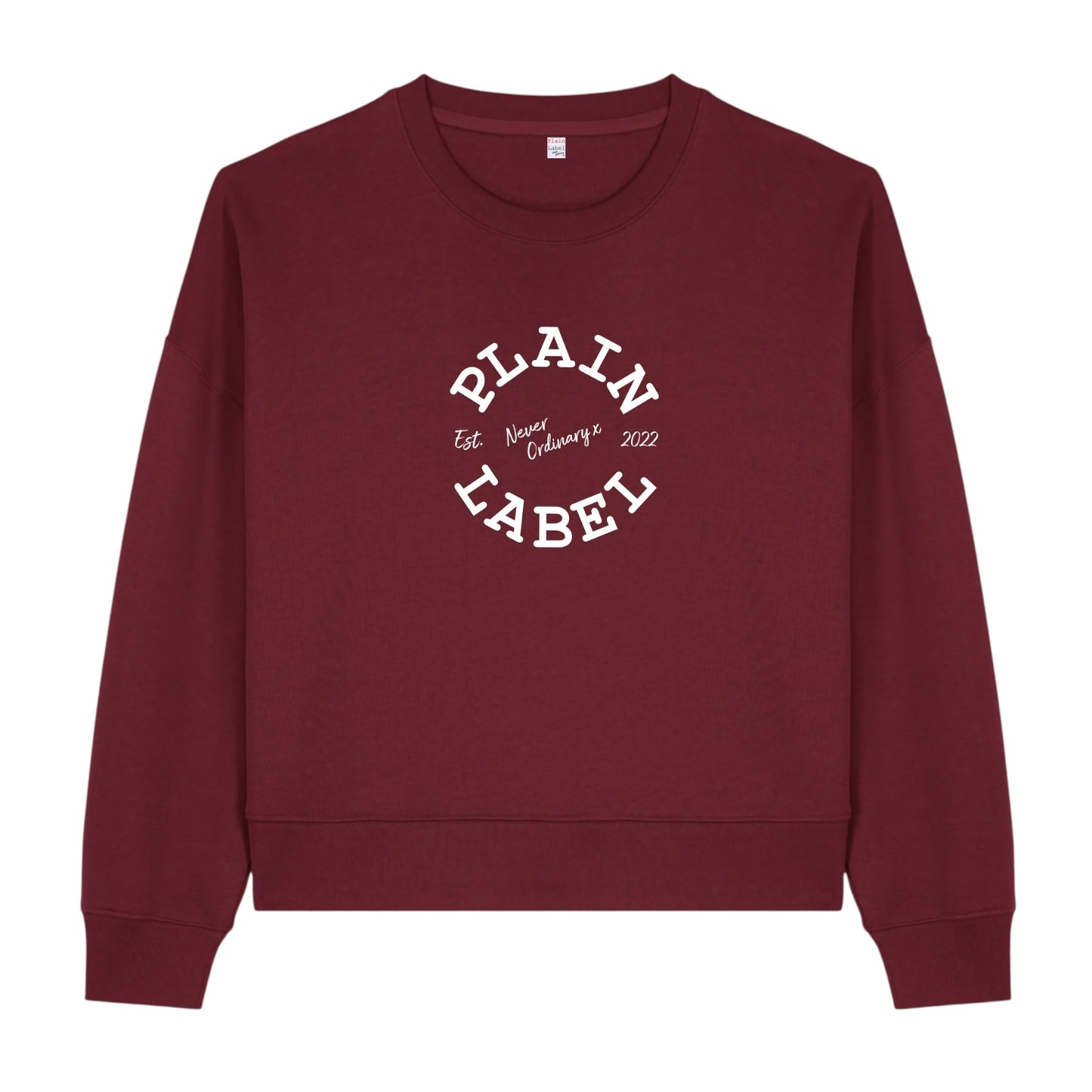 THE “BADGE” CROP SWEATSHIRT (4 COLOURS)