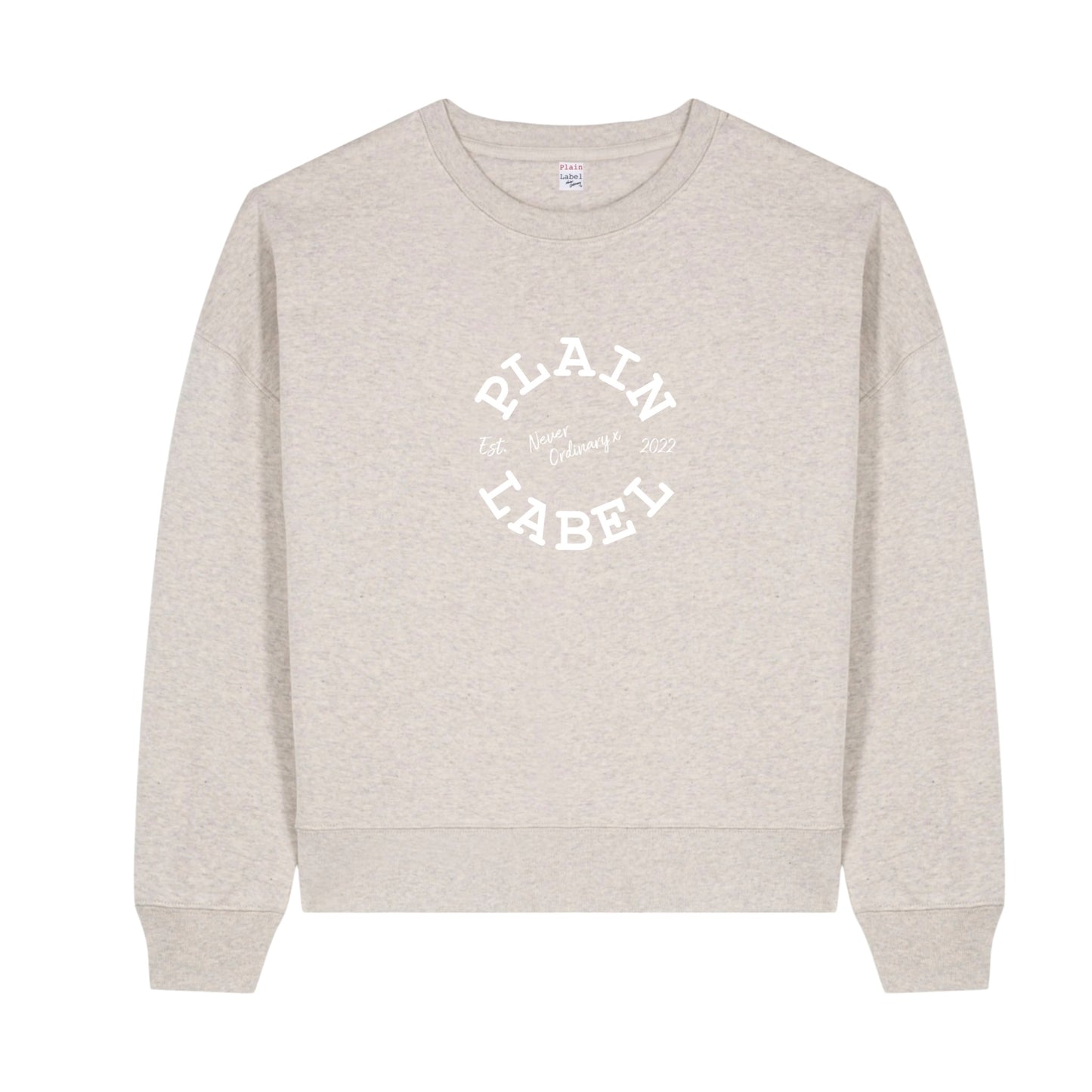 THE “BADGE” CROP SWEATSHIRT (4 COLOURS)