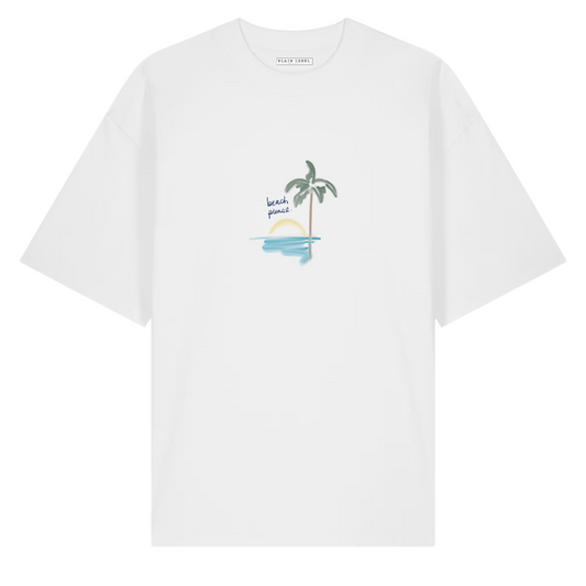 THE “BEACH PLEASE” T SHIRT (OVERSIZED FIT)