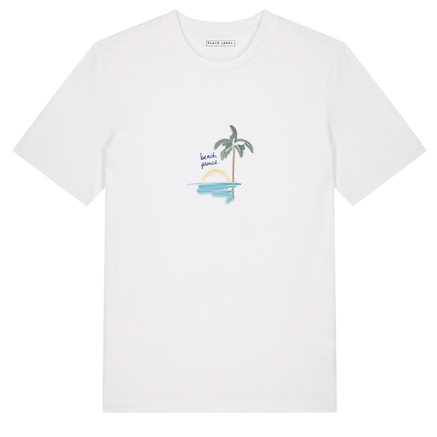 THE “BEACH PLEASE” T SHIRT (STANDARD FIT)