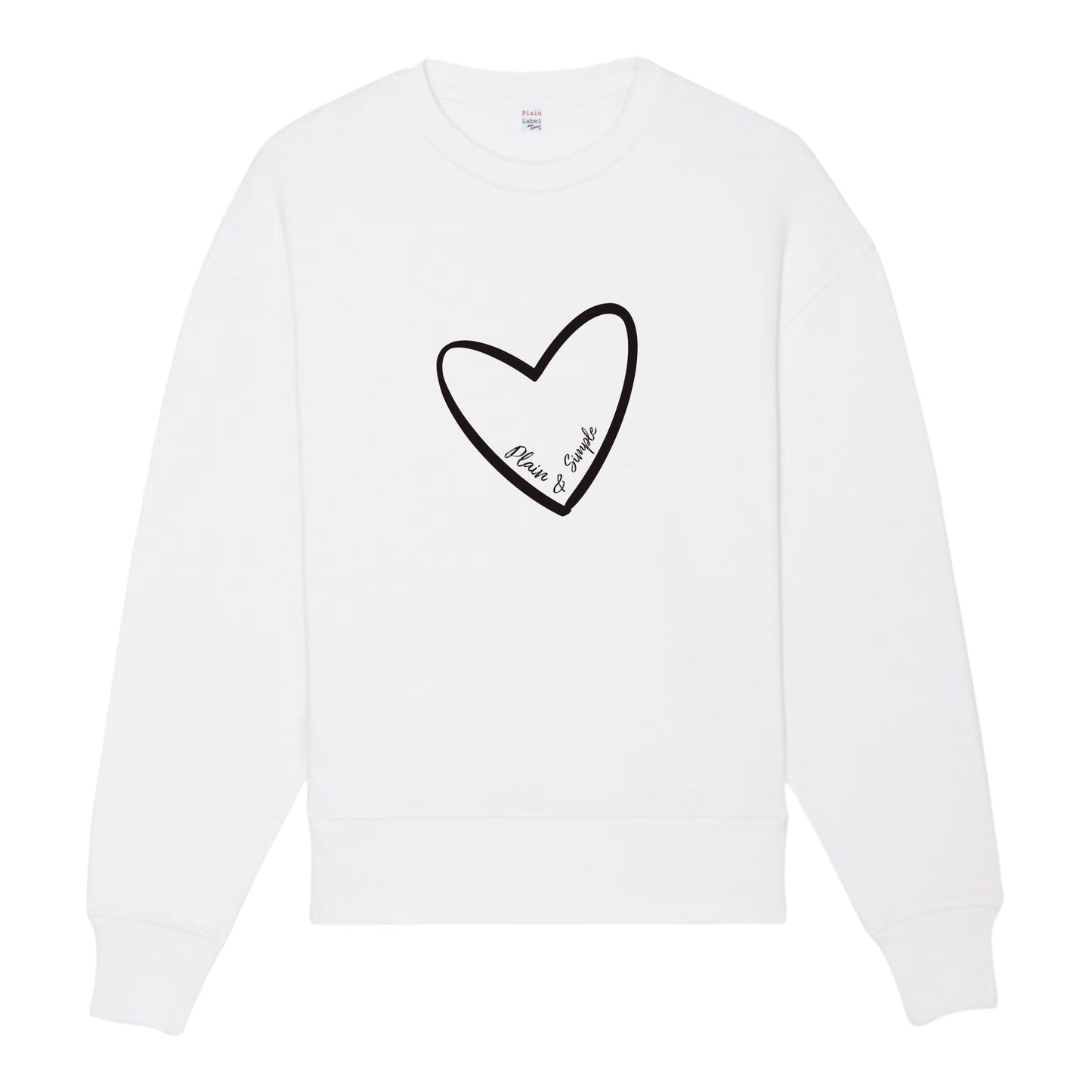 THE "PLAIN & SIMPLE LOVE" SWEATSHIRT